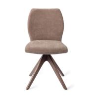 Jesper Home Ikata eetkamerstoel Mocha Mist revolve oak walnut - thumbnail