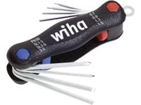 Wiha Plat, Kruiskop Phillips, Inbus Haakse schroevendraaierset 0.7 mm, 0.9 mm, 1.3 mm, 1.5 mm, 2 mm PH 00 8-delig - thumbnail