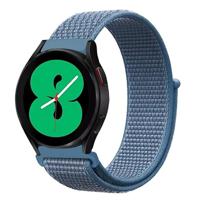 Sport Loop nylon bandje - Denim blauw - Garmin Vivoactive 6 / Vivoactive 5 / Vivoactive 3 - thumbnail