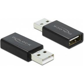 Delock 66529 USB 2.0-adapter Type-A male naar Type-A femalee datablocker Delock 66529 USB 2.0-adapter Type-A male naar Type-A femalee datablocker