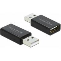 Delock 66529 USB 2.0-adapter Type-A male naar Type-A femalee datablocker - thumbnail
