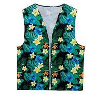 Tropische Toerist Hoed En Vest Set - thumbnail