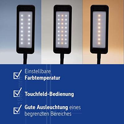 Bureaulamp maul pearly led colour vario zwart