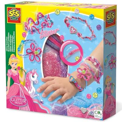 SES glitter armbanden