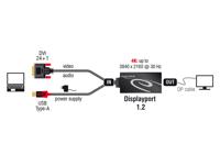 Delock 62596 Adapter DVI male > DisplayPort 1.2 female zwart - thumbnail