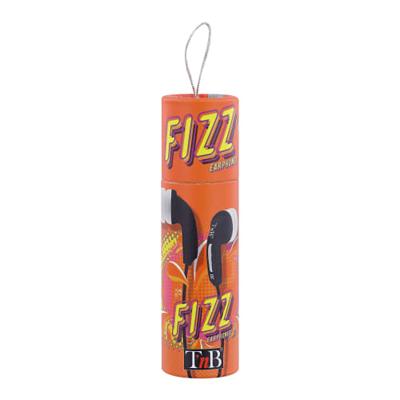 TNB Fizz stereo hoofdtelefoon, 3,5 mm jackstekker, zwart