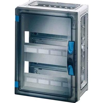 Hensel 68000178 FP 1219 Kleine verdeelkast Opbouw (op muur) Aantal groepen: 24 Aantal rijen: 2 Inhoud: 1 stuk(s)