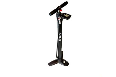 SILCA hogedruk pomp "superpista digital" floor pump super pista digital black