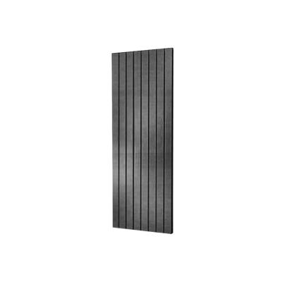 Designradiator Plieger Cavallino Retto Dubbel 1549 Watt Middenaansluiting 180x60,2 cm Donkergrijs Structuur