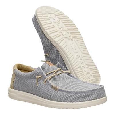 Heydude Instappers Wally Braided Flannel HD40003-1YF Grijs-46 maat 46