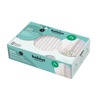 Bolsius professional gotische kaars wit (100 stuks)