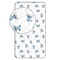 Stitch hoeslaken Ohana wit -Eenpersoons - 90 x 200 cm - Katoen - thumbnail