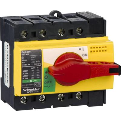 Schneider Electric 28917 Lastscheidingsschakelaar 40 A 250 V/DC, 500 V/AC 1 stuk(s)