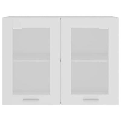Bovenkast Lyon 80x31x60 cm bewerkt hout wit
