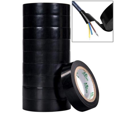 10 STKS 16mm waterdichte PVC isolerend Tare elektriciens elektrische tape (zwart)