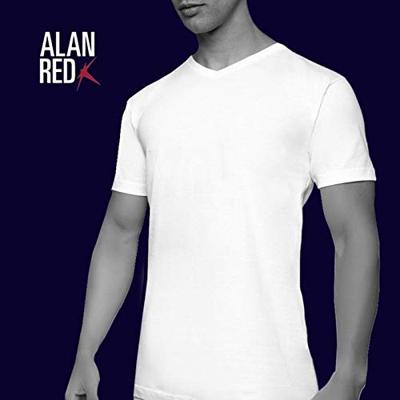 Alan Red T-Shirt West- Virginia White (Two Pack)