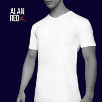 Alan Red T-Shirt West- Virginia White (Two Pack) - thumbnail
