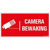 Bord Camerabewaking - 150x300 mm. - thumbnail