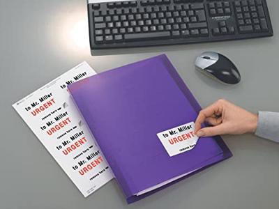 Avery L4743REV-25 afneembare etiketten ft 99,1 x 42,5 mm (b x h), 300 etiketten, wit Avery L4743REV-25 afneembare etiketten ft 99,1 x 42,5 mm (b x h), 300 etiketten, wit