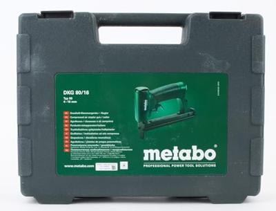 Metabo DKG 80/16DL Pneumatische tacker Incl. koffer