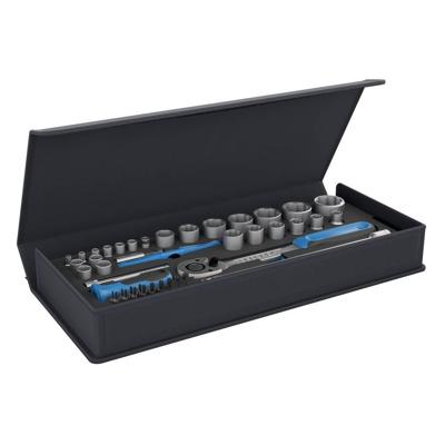 Gedore TC 19 20 MU-10 | Dopsleutelset 1/4" + 1/2" | in etui met CT-module | 52-delig - 3085031