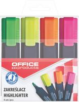 OFFICE products markeerstift, 1-5 mm, geassorteerde kleuren, etui van 4 stuks - thumbnail