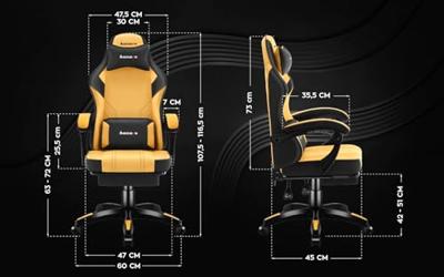 Force 3.7 gamestoel Geel