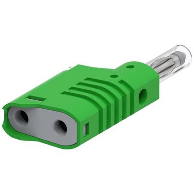 Electro PJP 1089-CD1-V Banaanstekker Stekker, recht Stift-Ø: 4 mm Groen 1 stuk(s)