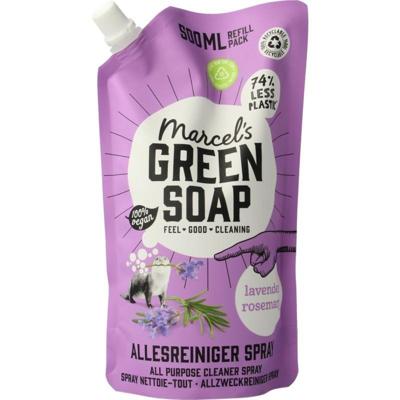 Marcel&apos;s Green Soap Refill - allesreiniger spray - lavendel & rozemarijn - 500ml