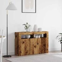 Dressoir Oud hout 116 x 30 x 75 cm Bewerkt hout - thumbnail
