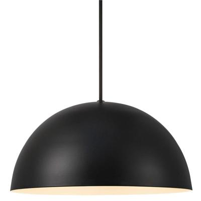 Hanglamp zwart Nordlux &apos;Ellen 30&apos; metaal E27 fitting 30 cm