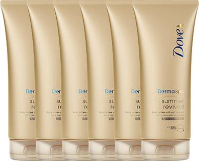 Dove DermaSpa Summer Revived Fair bodylotion - 6 x 200 ml - voordeelverpakking