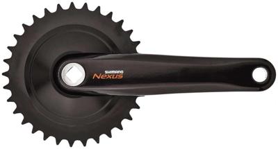 Shimano Crankstel 33t nexus c6000 met 170mm crankarm - zilver