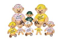 Pluche - GIPSY TOYS - Tour De France - GELE TRUI BEER 24 CM - thumbnail