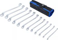 BGS technic Double ring wrench set cranked SW 6 x 7 - 30 x 32 mm 12 pcs. - thumbnail
