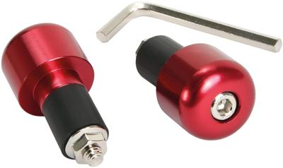 Vicma Handlebar plugs 17.5 mm red, 617rj