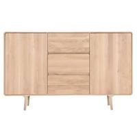 Gazzda Fawn Dressoir tv-meubel 180x45x110 whitewash - thumbnail