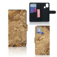 Samsung Galaxy M31 | Bookcase | Marmer Creme - thumbnail