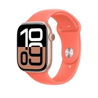 Apple Watch Band - Sportbandje - 46 mm - Tangerine - S/M