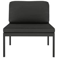 10-delige Loungeset met kussens aluminium antracietkleurig - thumbnail