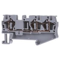 Phoenix Contact 3031393 Doorgangsserieklem 6.2 mm Spanveer Grijs 50 stuk(s) - thumbnail