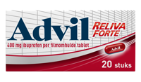 Advil Reliva Forte Oval Tabs 400 mg - voor pijn en koorts - thumbnail