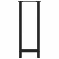 Bartafelpoten 2 st 40x(100-101) cm staal zwart - thumbnail