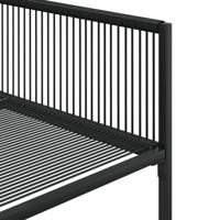 9-delige Tuinset poly rattan zwart - thumbnail