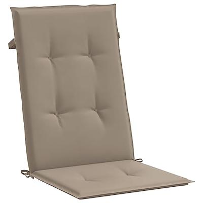 VidaXL Tuinstoelkussens 2 st hoge rug 120x50x3 cm stof taupe VidaXL Tuinstoelkussens 2 st hoge rug 120x50x3 cm stof taupe