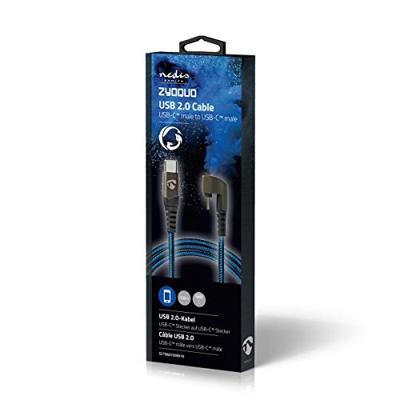 Nedis USB-Kabel | USB-C Male naar USB-C Male | 480 Mbps | 1 m | 1 stuks - GCTB60700BK10 GCTB60700BK10 Nedis USB-Kabel | USB-C Male naar USB-C Male | 480 Mbps | 1 m | 1 stuks - GCTB60700BK10 GCTB60700BK10