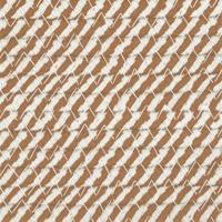 Wasmand 55x36 cm katoen bruin en wit - thumbnail