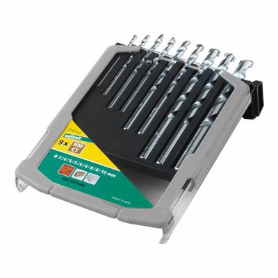 Wolfcraft Steenboorset | Hardmetaal-voorzien | Ø3-10mm | 9-delig | 1 set - 7111000 Wolfcraft Steenboorset | Hardmetaal-voorzien | Ø3-10mm | 9-delig | 1 set - 7111000