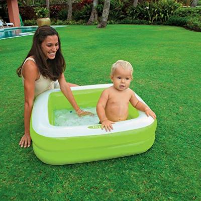 Intex babybadje 85x85x23 cm assorti + reparatiesetje - thumbnail