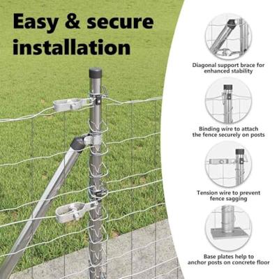 VidaXL Hek met paal zilver 0,8 x 25 m staal